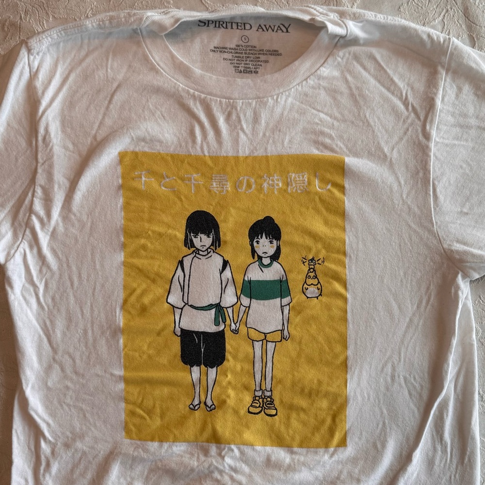 Men’s White Spirited Away Graphic Tee